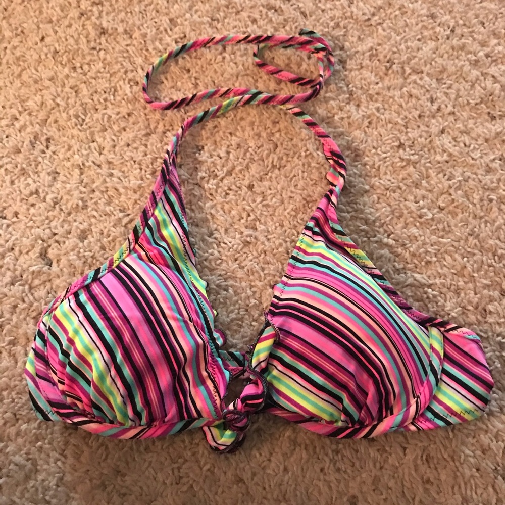 Victoria’s Secret multi colored bikini top